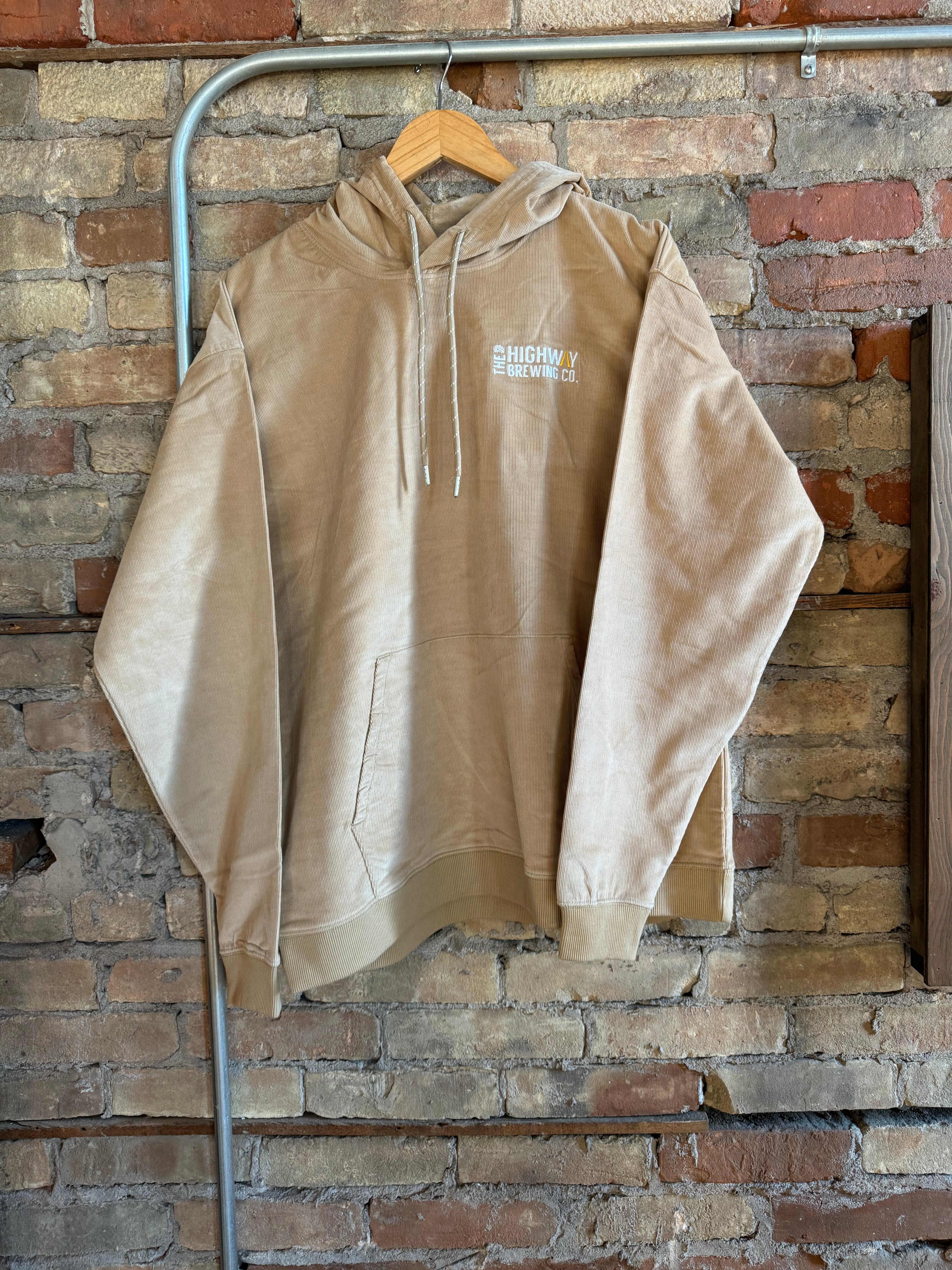 HBC Mens Corduroy Hoodie